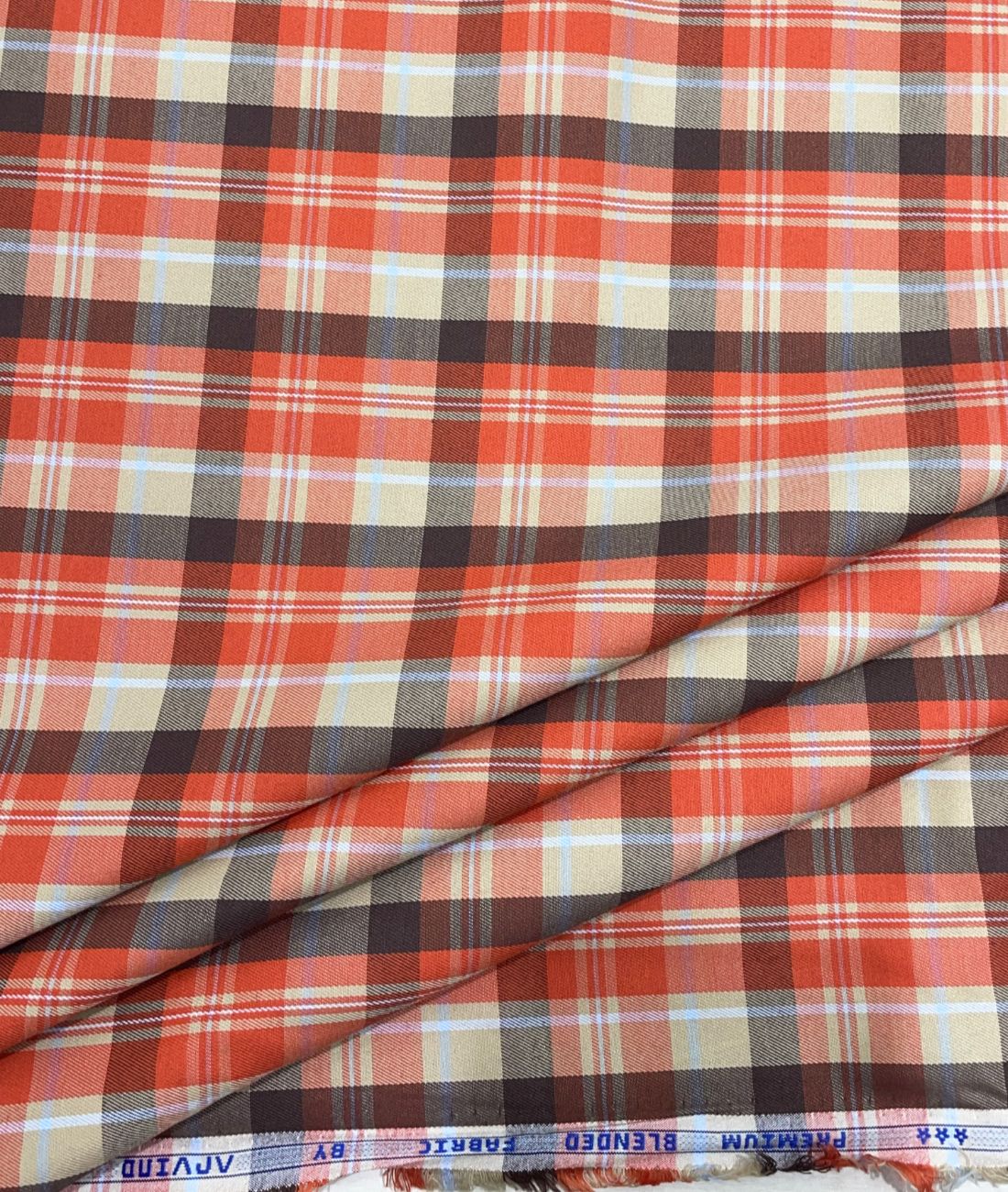 Arvind Premium Cotton Checks Fabric for Men's Shirt - Tepchi Men