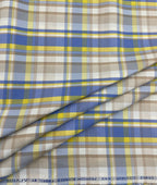 Arvind Premium Cotton Checks Fabrics for Shirt - Tepchi Men