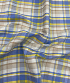 Arvind Premium Cotton Checks Fabrics for Shirt - Tepchi Men