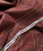 Arvind Thin Checks Luxury Cotton Fabric for Men's Shirt - Tepchi Men