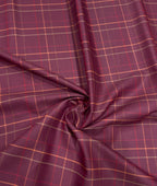 Arvind Thin Checks Luxury Cotton Fabric for Men's Shirt - Tepchi Men