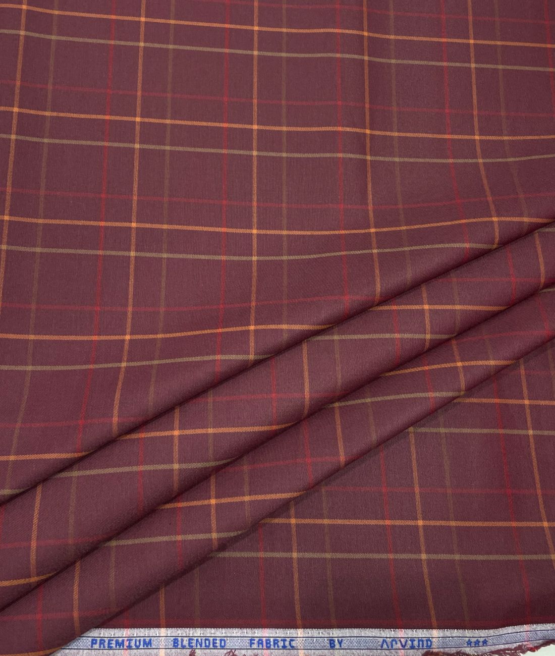 Arvind Thin Checks Luxury Cotton Fabric for Men's Shirt - Tepchi Men