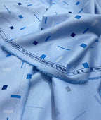 Arvind Tresca Graffiti Printed Luxury Giza Cotton Fabric for Men's Shirt - Tepchi Men