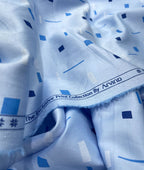 Arvind Tresca Graffiti Printed Luxury Giza Cotton Fabric for Men's Shirt - Tepchi Men