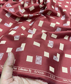 Arvind Tresca Graffiti Printed Luxury Giza Cotton Fabric for Men's Shirt - Tepchi Men