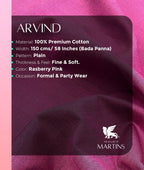 Arvind Tresca Premium Cotton Fabric - Tepchi Men