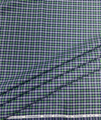 Arvind Tresca Small Checks Formal Premium 100% Cotton Fabric for Mens's Shirt - Tepchi Men