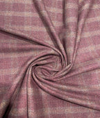 Augustus Luxury Checks Stretchable Suiting Fabric for Blazers - Tepchi Men