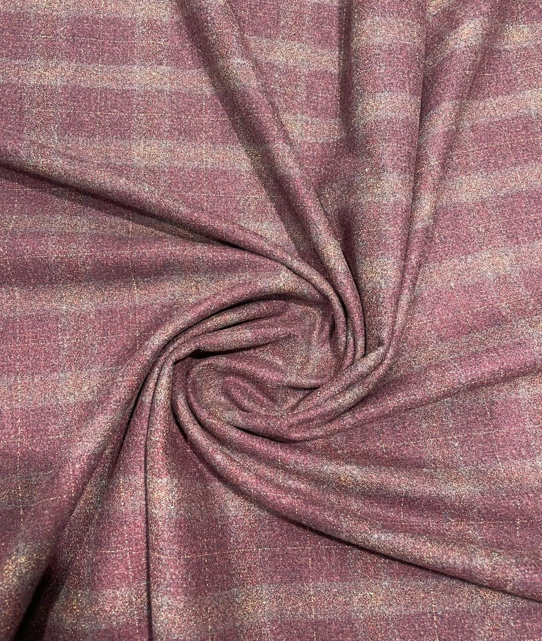 Augustus Luxury Checks Stretchable Suiting Fabric for Blazers - Tepchi Men