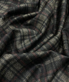 Augustus Luxury Checks Stretchable Suiting Fabric for Suits & Blazers - Tepchi Men