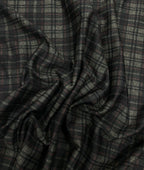 Augustus Luxury Checks Stretchable Suiting Fabric for Suits & Blazers - Tepchi Men