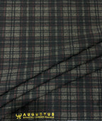 Augustus Luxury Checks Stretchable Suiting Fabric for Suits & Blazers - Tepchi Men