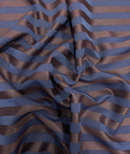 Augustus Luxury Stripe Blue & Wine Stretchable Fabric for Suit & Blazer - Tepchi Men
