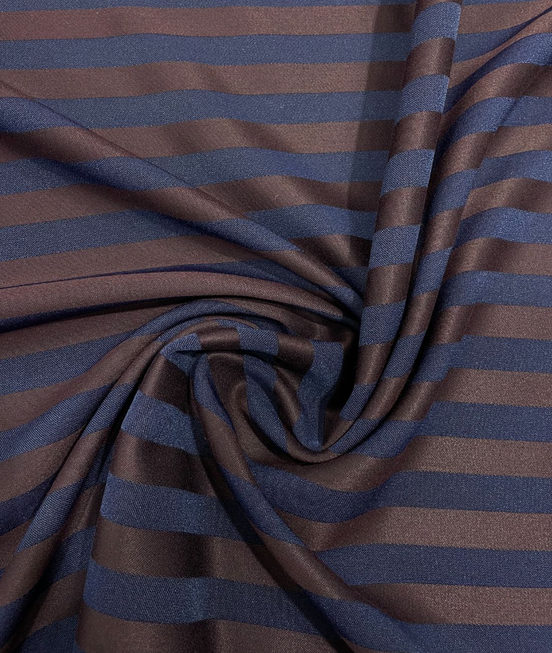 Augustus Luxury Stripe Blue & Wine Stretchable Fabric for Suit & Blazer - Tepchi Men
