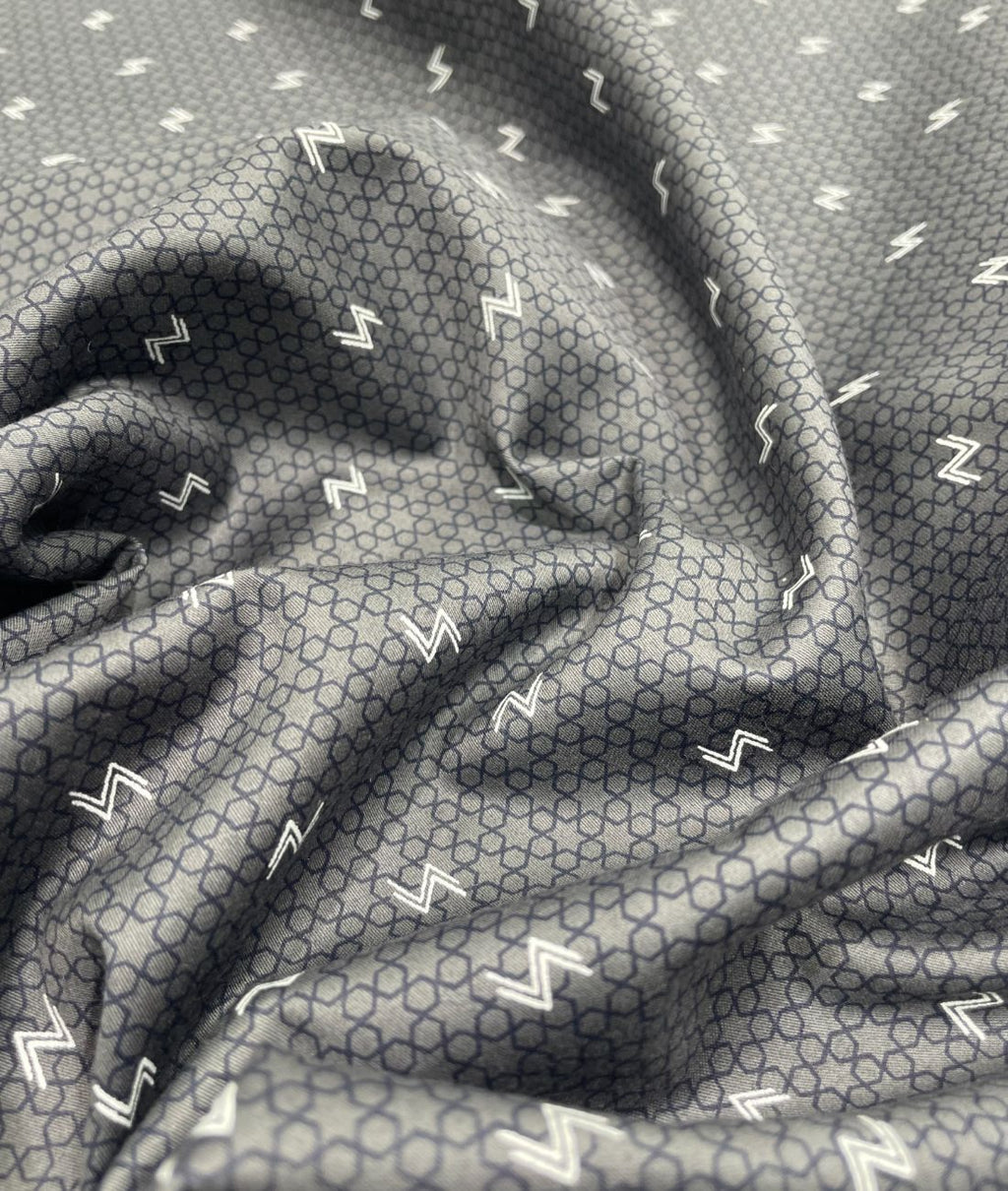 Birla Century Abstarct Printed Luxury Giza Cotton Fabric for Men's Shirt - Tepchi Men