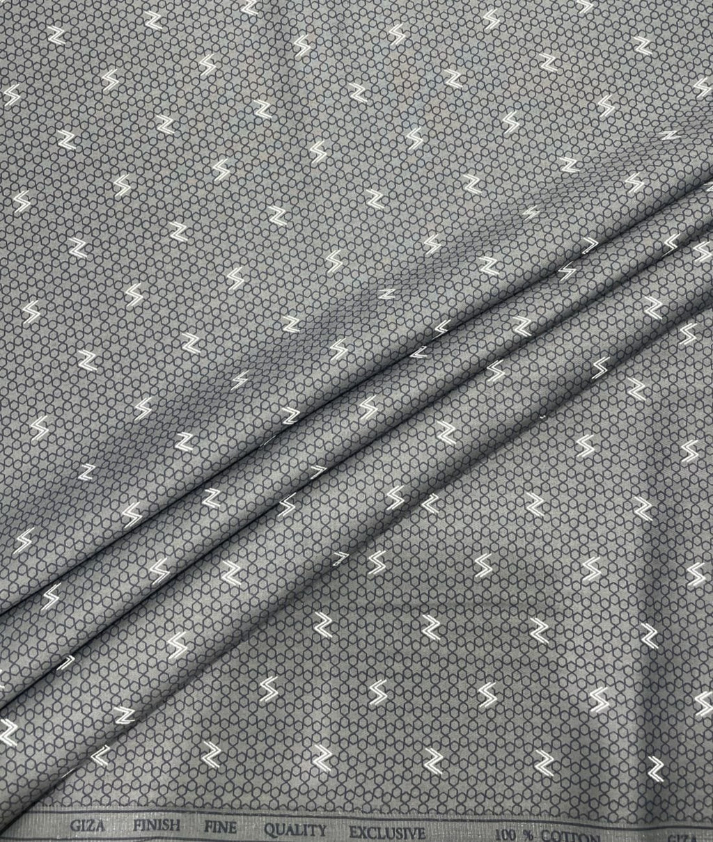 Birla Century Abstarct Printed Luxury Giza Cotton Fabric for Men's Shirt - Tepchi Men