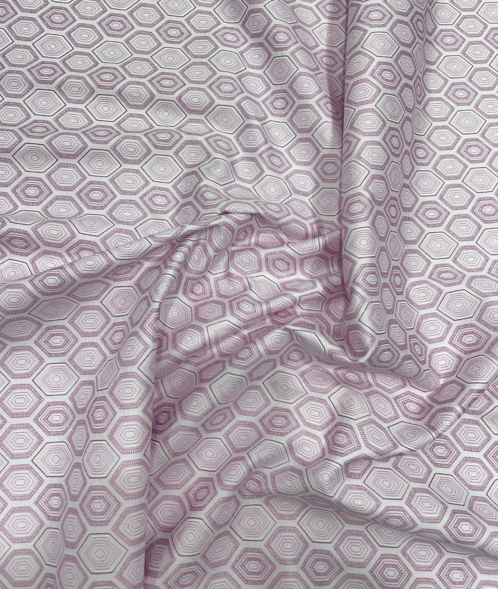 Birla Century Lavender Abstract Printed Luxury 2Ply Giza Cotton Fabric for Men's Shirt - Tepchi Men
