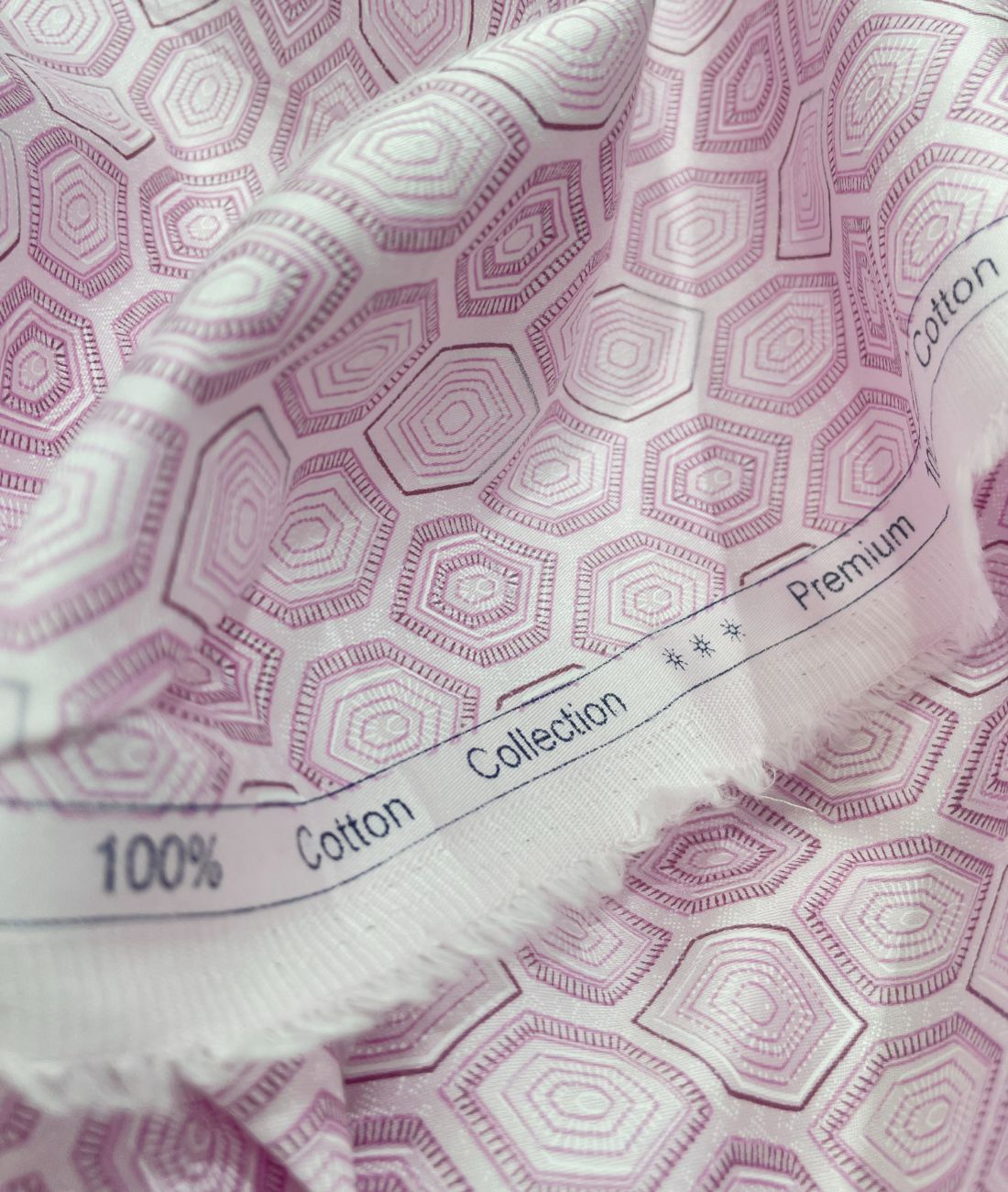 Birla Century Lavender Abstract Printed Luxury 2Ply Giza Cotton Fabric for Men's Shirt - Tepchi Men