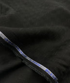Black Jacquard Linen Fabric for Shirt & Kurta - Tepchi Men