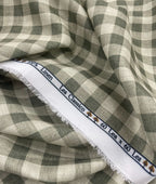 Blocks Patterned Linen Fabric for Shirt & Kurta - Tepchi Men