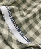Blocks Patterned Linen Fabric for Shirt & Kurta - Tepchi Men