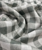 Blocks Patterned Linen Fabric for Shirt & Kurta - Tepchi Men