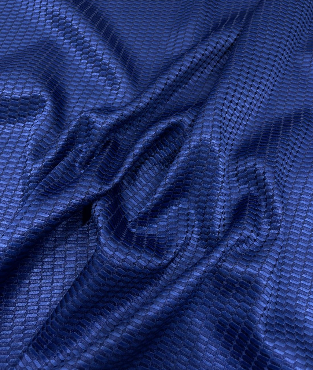 Blue Designer Suiting Fabric - Tepchi Men