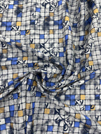 Brunello Ferragamo Abstract Print Fabric for Men's Shirt - Tepchi Men