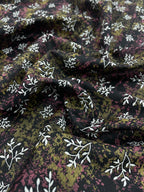 Brunello Ferragamo Floral Dark Print Giza Cotton Fabric - Tepchi Men