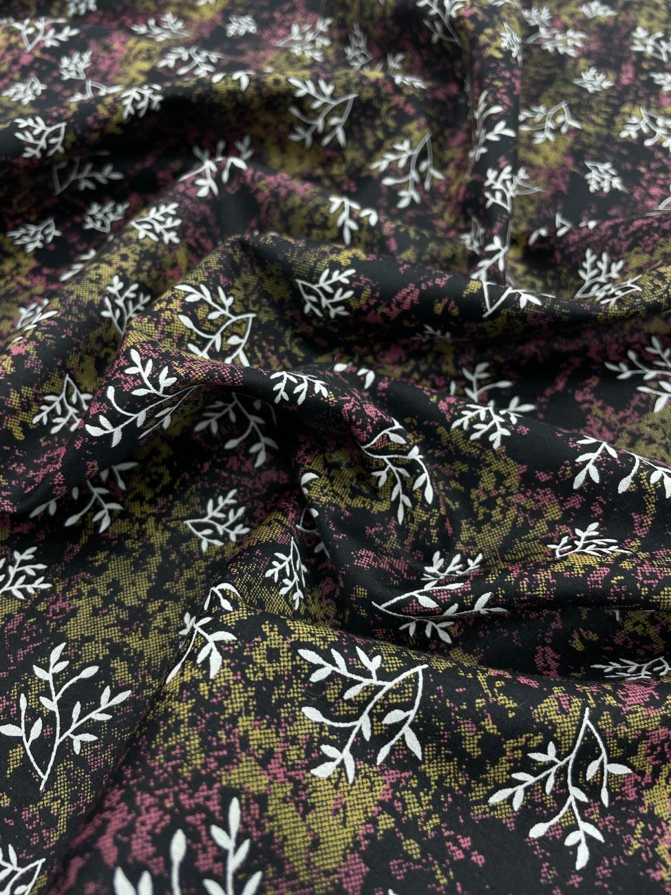 Brunello Ferragamo Floral Dark Print Giza Cotton Fabric - Tepchi Men