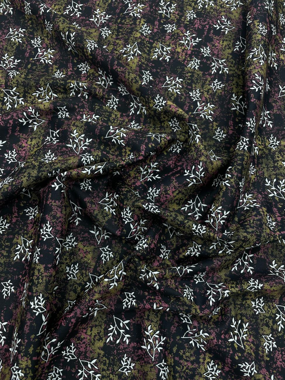 Brunello Ferragamo Floral Dark Print Giza Cotton Fabric - Tepchi Men