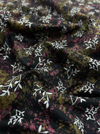 Brunello Ferragamo Floral Dark Print Giza Cotton Fabric - Tepchi Men
