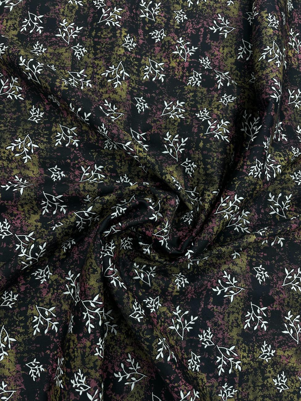 Brunello Ferragamo Floral Dark Print Giza Cotton Fabric - Tepchi Men