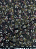 Brunello Ferragamo Floral Dark Print Giza Cotton Fabric - Tepchi Men
