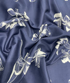 Brunello Ferragamo Flower Print Premium Giza Cotton Fabric for Men's Shirt - Tepchi Men