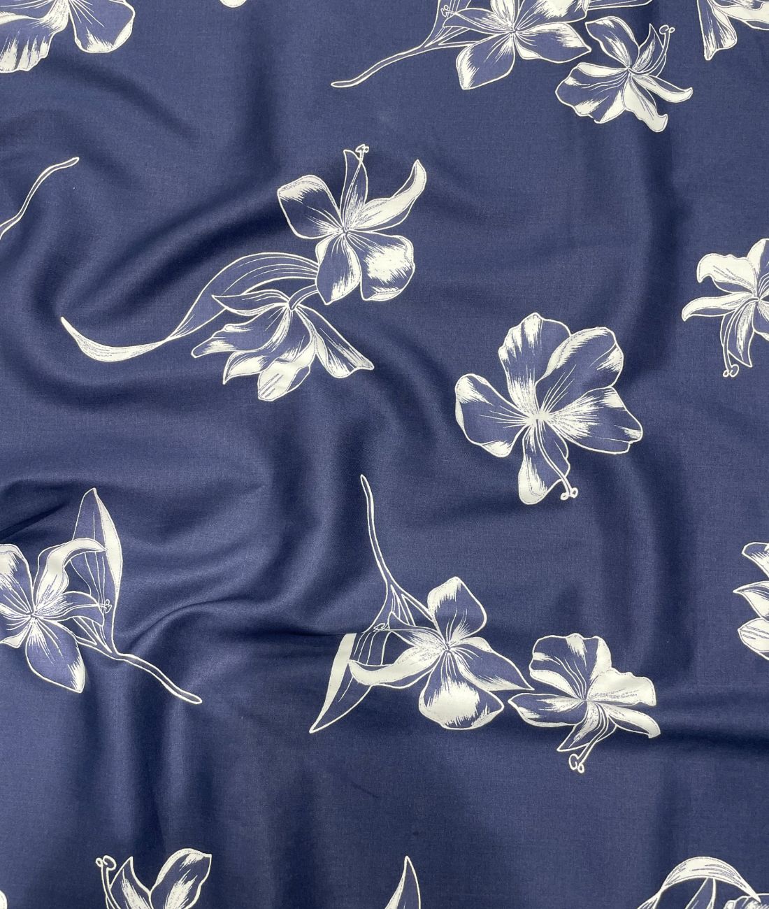 Brunello Ferragamo Flower Print Premium Giza Cotton Fabric for Men's Shirt - Tepchi Men