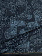 Brunello Ferragamo Italian Paisley Printed Luxury Giza Cotton Fabric - Tepchi Men