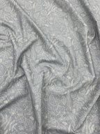 Brunello Ferragamo Leaves Print Giza Cotton Fabric for Men's Shirt - Tepchi Men