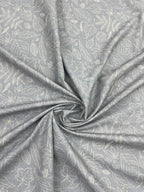 Brunello Ferragamo Leaves Print Giza Cotton Fabric for Men's Shirt - Tepchi Men