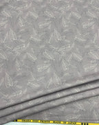 Brunello Ferragamo Leaves Print Premium Cotton Fabric for Shirt - Tepchi Men
