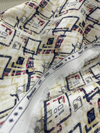 Brunello Ferragamo Printed Luxury Giza Cotton Fabric for Men's Shirt - Tepchi Men