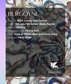 Burgoyne Exotic Printed Luxury Giza Cotton Fabric - Tepchi Men