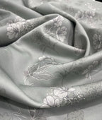 Burgoyne Leaves & Flowers Luxury Printed Shirt Fabric Giza Cotton - Tepchi Men