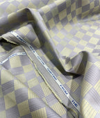 Burgoyne Luxury Blocks Checks Pattern Giza Cotton Fabric for Men's Shirt - Tepchi Men