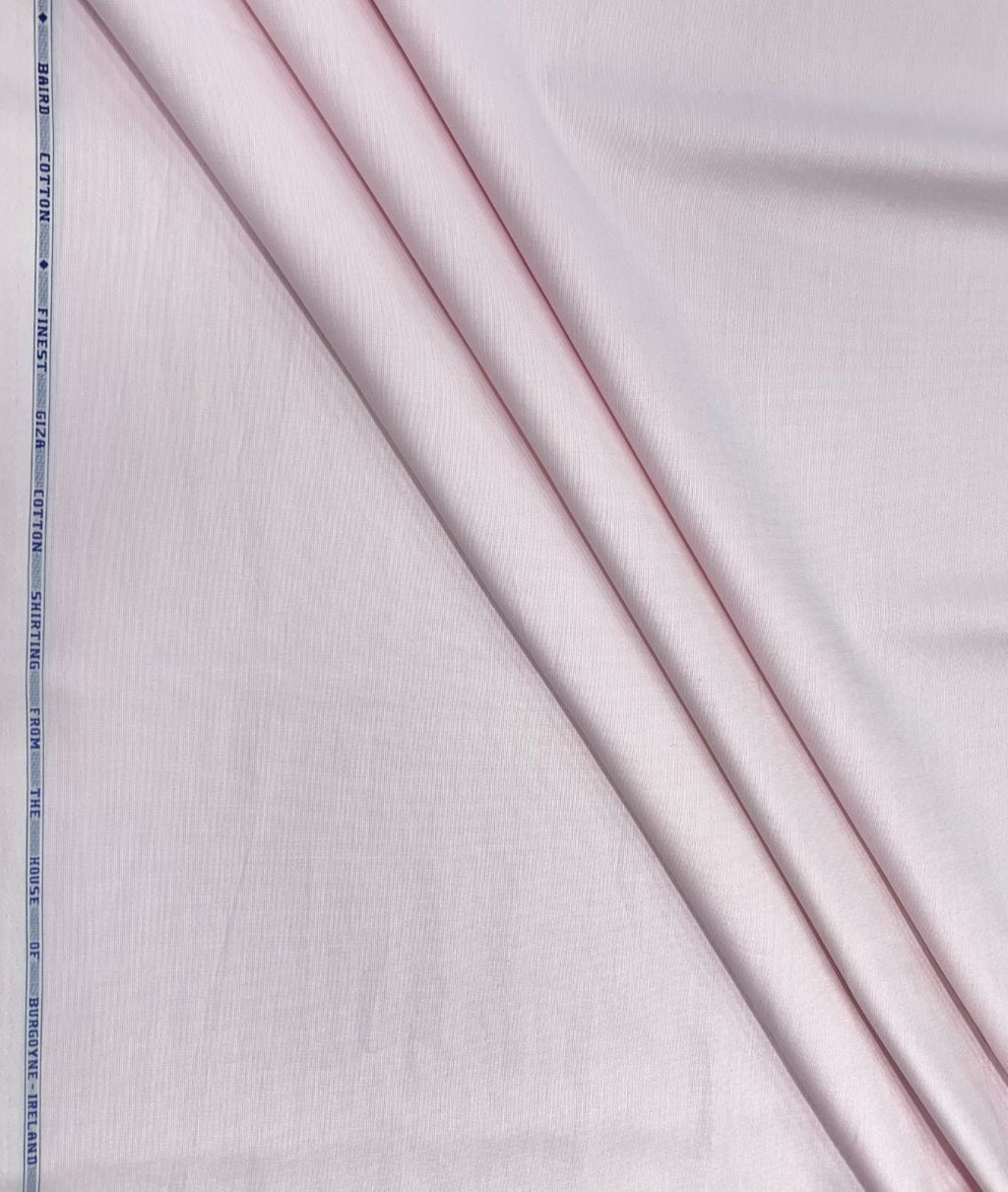 Burgoyne Luxury Hollywood Pink Color 2 Ply Giza Cotton Fabric - Tepchi Men
