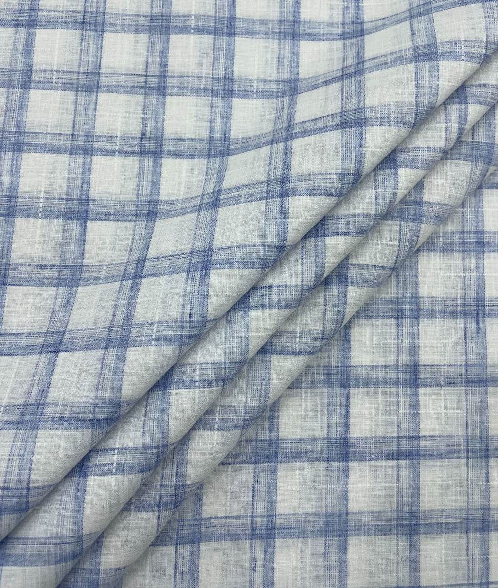 Checkered Linen Fabric for Shirt & Kurta - Tepchi Men