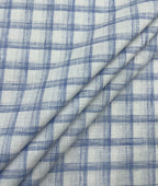 Checkered Linen Fabric for Shirt & Kurta - Tepchi Men