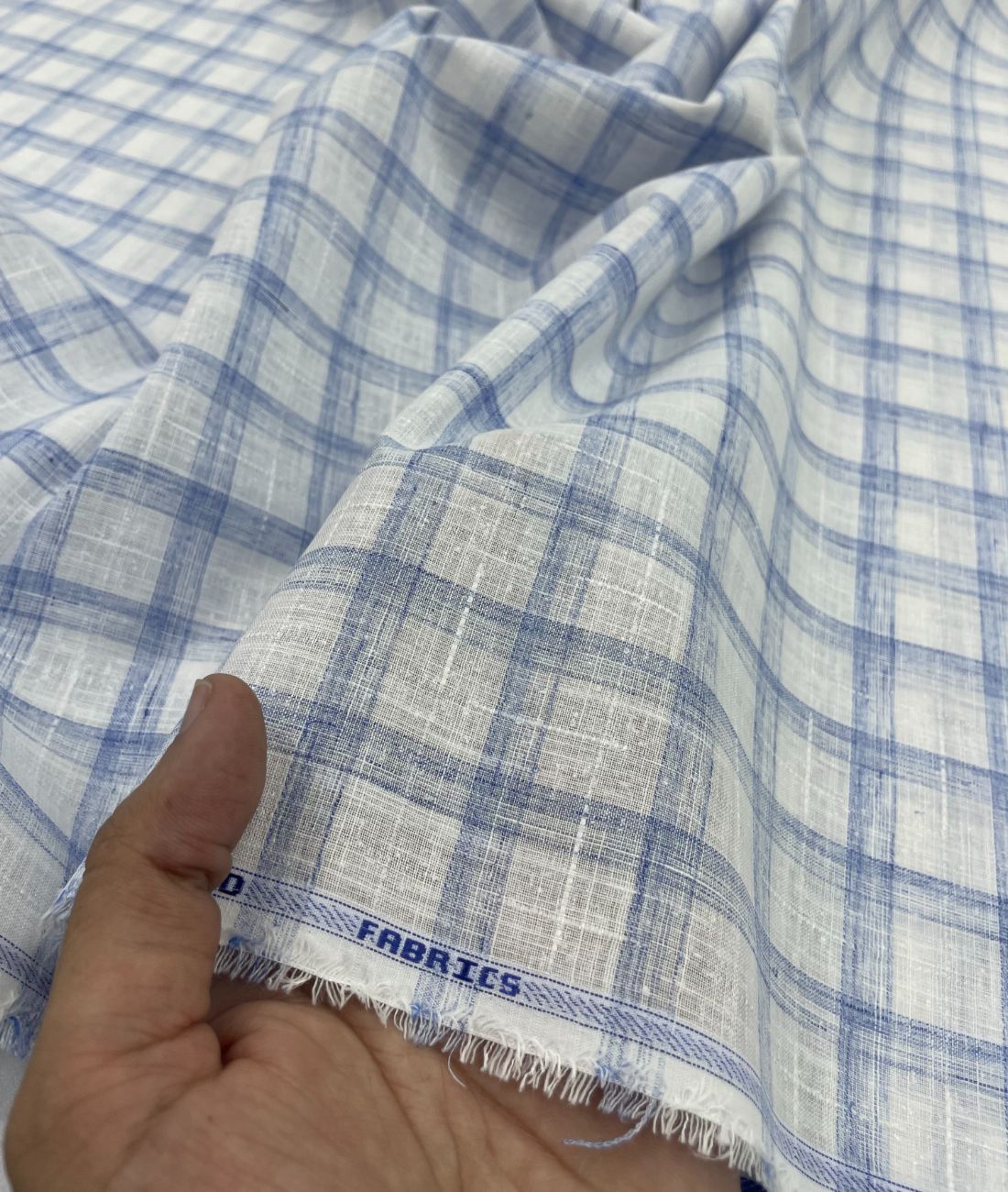 Checkered Linen Fabric for Shirt & Kurta - Tepchi Men