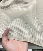 Creme Designer Suiting Fabric - Tepchi Men