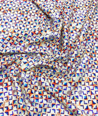 Crisp Patterned Printed Anti Wrinke Cotton Fabric for Men's Shirts & Kurta - Tepchi Men